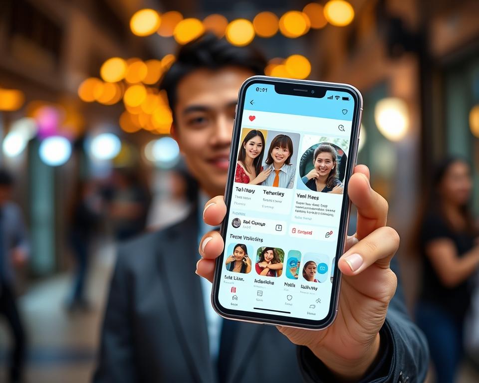 Opciones clave de la plataforma de citas